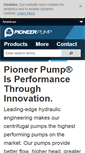 Mobile Screenshot of pioneerpump.com